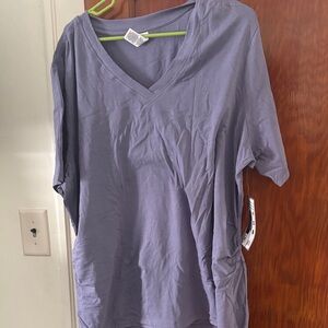 RBX Women's Short Sleeve V-Neck Tee in Lavender
